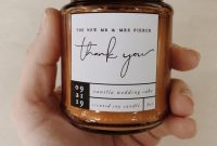 Candle Label Template Wedding Favor Thank You Gift Svg  Etsy pertaining to Chutney Label Templates