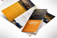 Car Dealer And Services Trifold Brochure Free Psd  Psdfreebies with regard to 3 Fold Brochure Template Psd Free Download