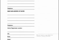 Car Sales Invoice Template Template – Wfacca for Car Sales Invoice Template Free Download
