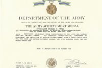 Certificate Of Achievement Army  Sansurabionetassociats inside Certificate Of Achievement Army Template