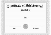 Certificate Of Achievement Template Free Marvelous Free Soccer Award for Soccer Certificate Templates For Word