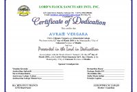 Certificate Of Dedication  Children's Ministry  Baby Dedication for Baby Dedication Certificate Template