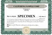 Certificate Of Ownership Template  – Elsik Blue Cetane with Ownership Certificate Template