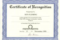 Certificate Of Recognition Word Template  – Elsik Blue Cetane for Certificate Of Recognition Word Template