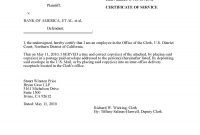 Certificate Of Service Template Ideas  Awesome Federal Court throughout Employee Certificate Of Service Template