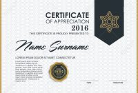 Certificate Template With Luxury And Modern Pattern Qualification for Qualification Certificate Template