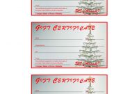 Certificate Templates Archives  Freewordtemplates throughout Free Christmas Gift Certificate Templates