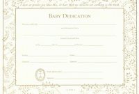Certificate Templates Baby Dedication Certificate Template Business inside Baby Dedication Certificate Template