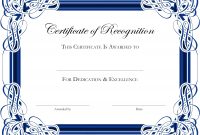 Certificate Templates In Word   Certificatetemplateword pertaining to Award Certificate Templates Word 2007