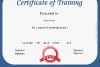 Certificate Training Template Filename  Elsik Blue Cetane throughout Template For Training Certificate