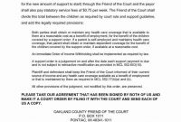 Child Support Agreement Letter Between Parents  Child Support pertaining to Notarized Child Support Agreement Template