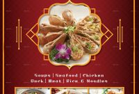 Chinese Food Menu Designs  Examples – Psd Ai Docs Pages with Asian Restaurant Menu Template