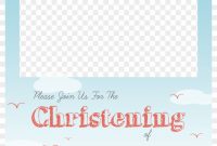 Christening Png Free  Baptism Invitation Template Png Transparent intended for Christening Banner Template Free
