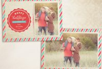 Christmas Card Templates Vol Cc    Thavenue with regard to Free Photoshop Christmas Card Templates For Photographers