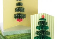 Christmas Cards  Martha Stewart pertaining to 3D Christmas Tree Card Template
