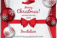 Christmas Invitation Template Vthats Design Store On with regard to Free Christmas Invitation Templates For Word