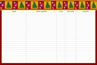 Christmascardlisttemplate  Christmas Printables  Christmas List for Christmas Card List Template