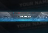 City Themed Youtube Banner Template  Free Download Psd  Youtube regarding Yt Banner Template