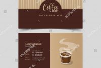 Coffee Shop Business Card Design Template Stock Vector Royalty Free for Coffee Business Card Template Free