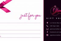 Collection Of Solutions For Nail Gift Certificate Template Free With with regard to Nail Gift Certificate Template Free