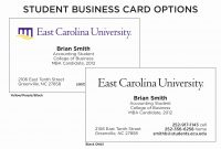 College Student Business Card Example New Student Business Card inside Student Business Card Template