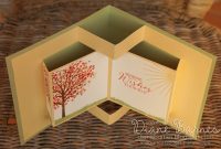 Colour Me Happy Sheltering Tree Pop Up Book Card  Template pertaining to Fold Out Card Template