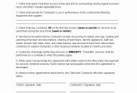 Commercial Cleaning Contract Template Sample – Wfacca regarding Commercial Cleaning Service Agreement Template