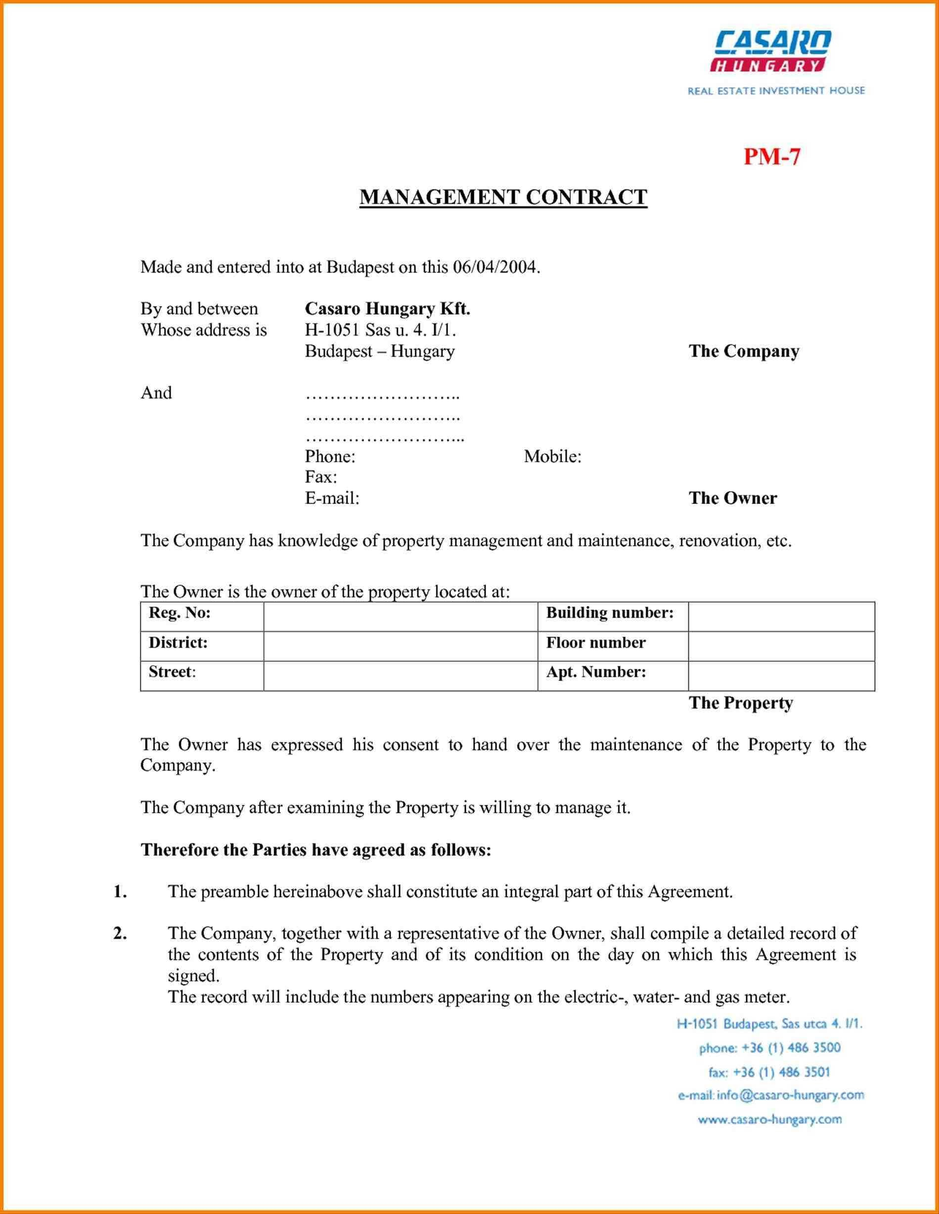 Commercial Real Estate Managementt Fresh Free Property Forms with Free Commercial Property Management Agreement Template