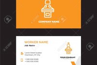 Conference Business Card Design Template Visiting For Your Company intended for Conference Id Card Template