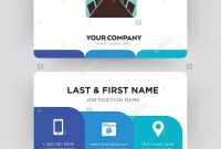 Conference Room Business Card Design Template Visiting For Your intended for Conference Id Card Template