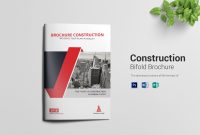 Construction Bi Fold Brochure Design Template In Word Psd Publisher throughout Two Fold Brochure Template Psd