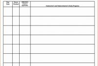 Construction Daily Progress Report Template Site Excel Format pertaining to Construction Deficiency Report Template