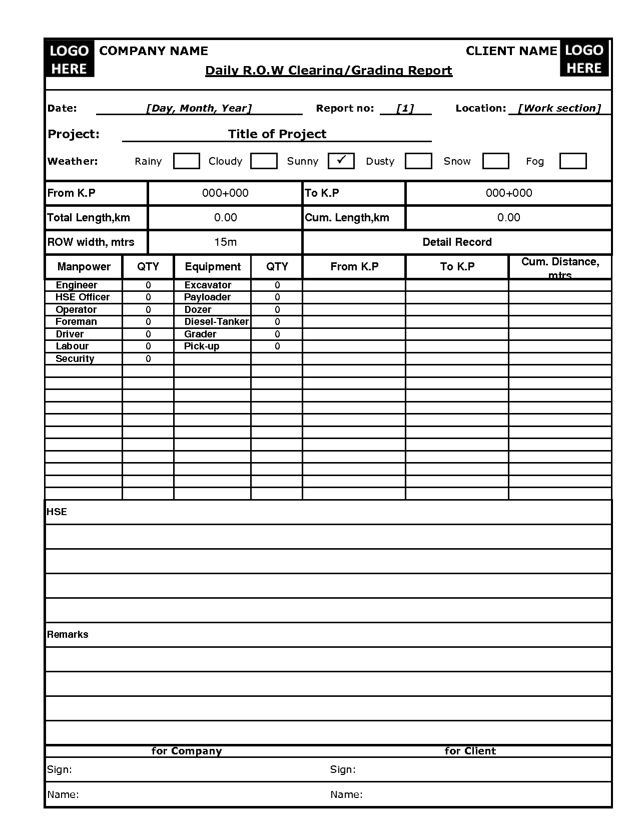 Construction Daily Report Template Excel  Agile Software regarding Construction Deficiency Report Template