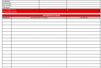 Construction Daily Report Template Excel  Work  Report Template regarding Employee Daily Report Template