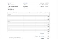Construction Invoice Template  Invoice Simple pertaining to Time And Material Invoice Template