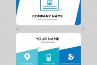 Contact Id Card Business Card Design Template Visiting For Your intended for Company Id Card Design Template
