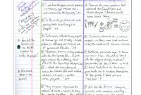 Cornell Notes Example  Double Entry Journal regarding Double Entry Journal Template For Word
