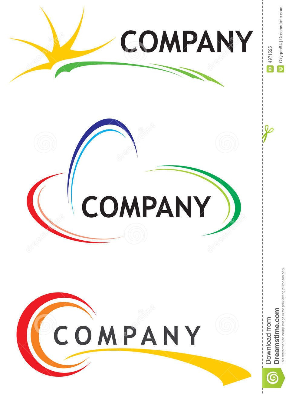 Corporate Logo Templates Stock Vector Illustration Of Icon in Business Logo Templates Free Download