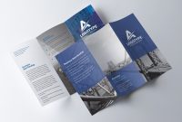 Corporate Trifold Brochure  Psd Template  Free Psd Flyer within Brochure Psd Template 3 Fold