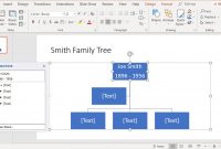 Create Family Trees Using Powerpoint Organization Chart in Powerpoint Genealogy Template