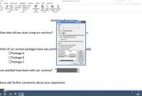 Creating A Survey Form In Word  Youtube throughout Poll Template For Word