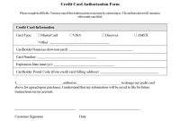 Credit Card Authorization Form Templates Download with Credit Card Billing Authorization Form Template