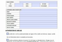 Credit Card Payment Form Template Authorisation Australia And inside Credit Card Authorisation Form Template Australia
