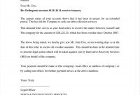 Creditor Cease And Desist Letter Template Sample regarding Legal Debt Collection Letter Template