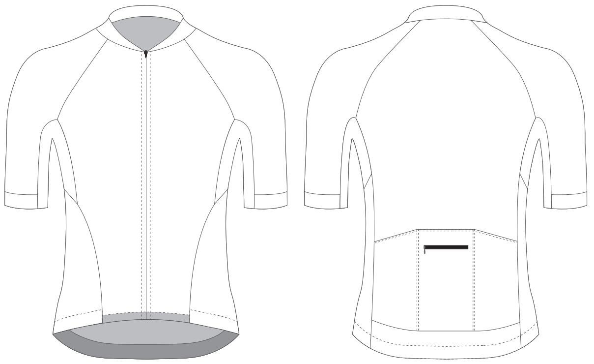 Custom Blank Cycling Jersey Design Template  Cyclingbox pertaining to Blank Cycling Jersey Template
