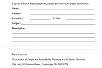 Customer Contact Form  Customer Feedback Form Pdf Download Was intended for Word Employee Suggestion Form Template