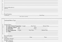 Customer Incident Report Form Template New Best S Of Standard regarding Customer Incident Report Form Template