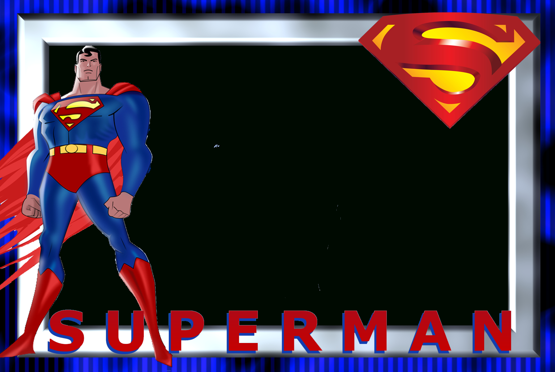 תוצאת תמונה עבור Superheroes Printable Frames  Frames within Superman Birthday Card Template