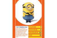 Despicable Me  Top Trumps Card Game   Ebay with regard to Top Trump Card Template