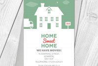 Details About New Home Cards  Change Of Address  Moving House inside Free Moving House Cards Templates